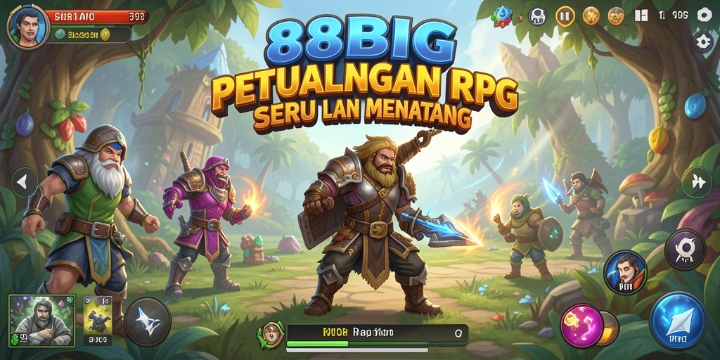 Screenshot gameplay 88BIG yang menampilkan aksi RPG yang seru.