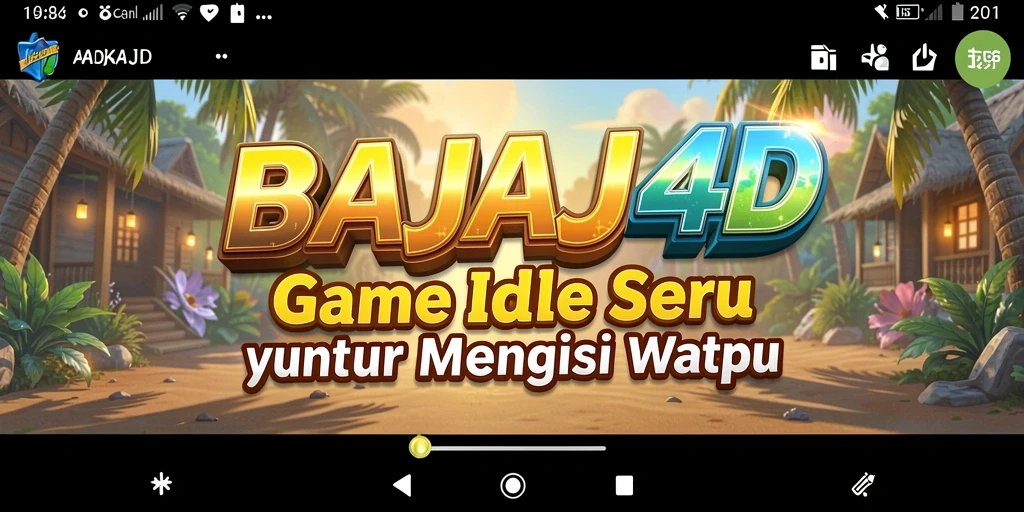 Tampilan gameplay seru dalam BAJAJ4D yang menampilkan aksi Idle.