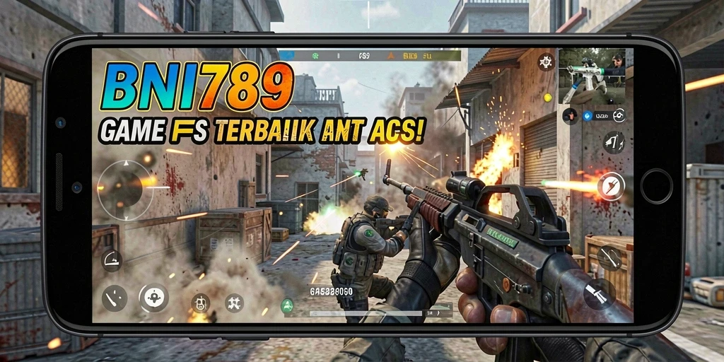 Tampilan gameplay BNI789 dengan aksi tembak-menembak yang seru.