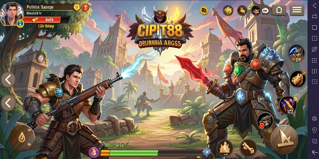 Tampilan gameplay seru dalam CIPIT88 yang memukau.