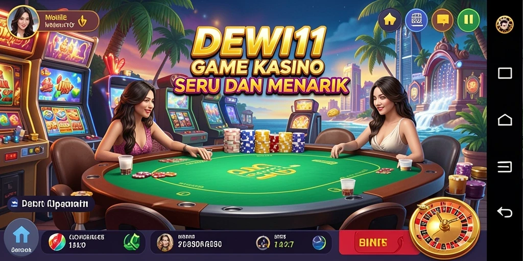 Tampilan gameplay DEWI11 yang menarik dan penuh warna.