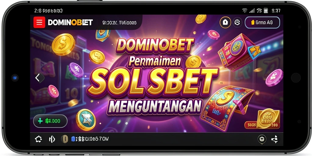 Tampilan gameplay menarik dari game slot DOMINOBET.