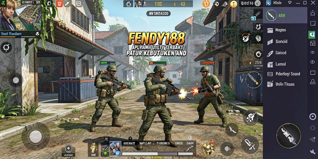 Tampilan antarmuka intuitif dari FENDY188 yang menunjukkan fitur Utility.
