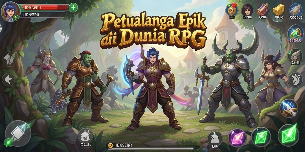 Gameplay seru di dunia fantasi IDNSERU.