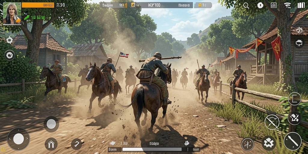 Gameplay KPK100 yang menegangkan saat balapan di trek yang penuh tantangan.