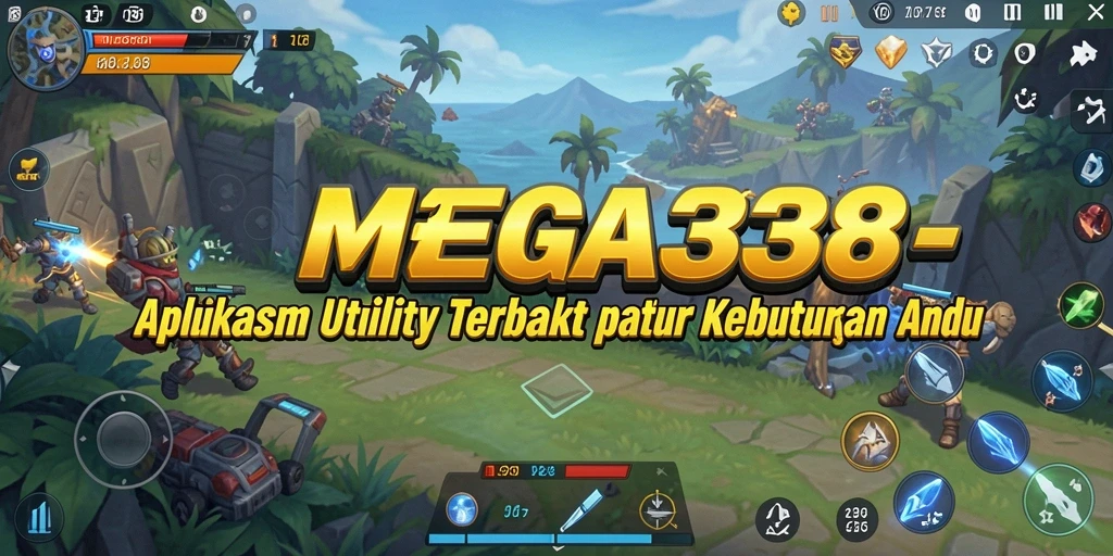 Tampilan utama MEGA338 dengan fitur aplikasi Utility yang menarik.
