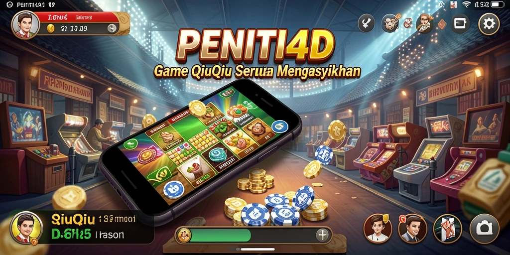 Screenshot gameplay PENITI4D dengan suasana QiuQiu yang mendebarkan.