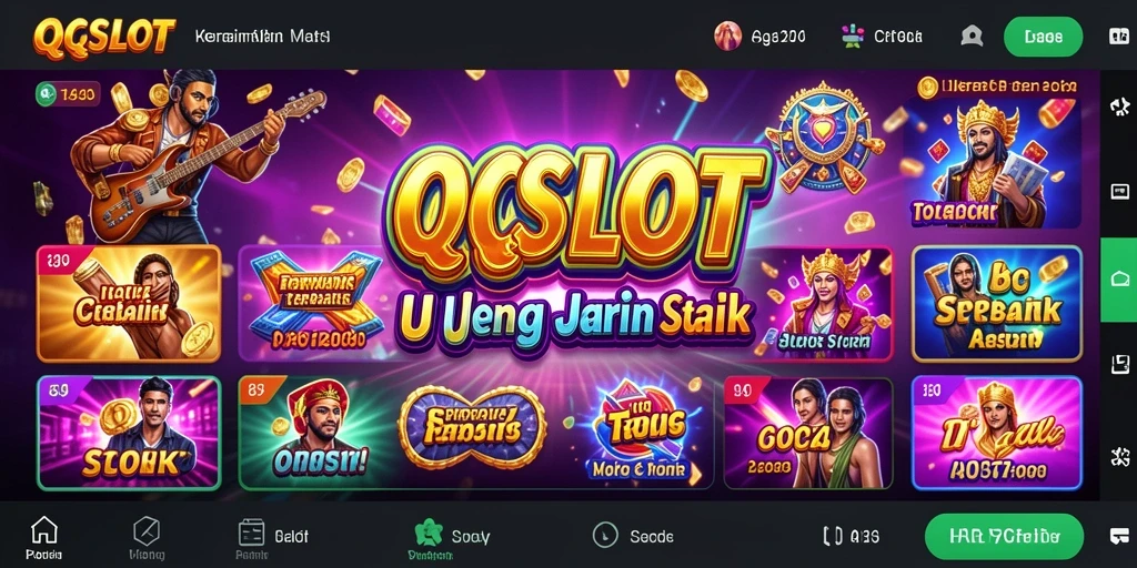 Tampilan gameplay menarik dari QQSLOT slot game.
