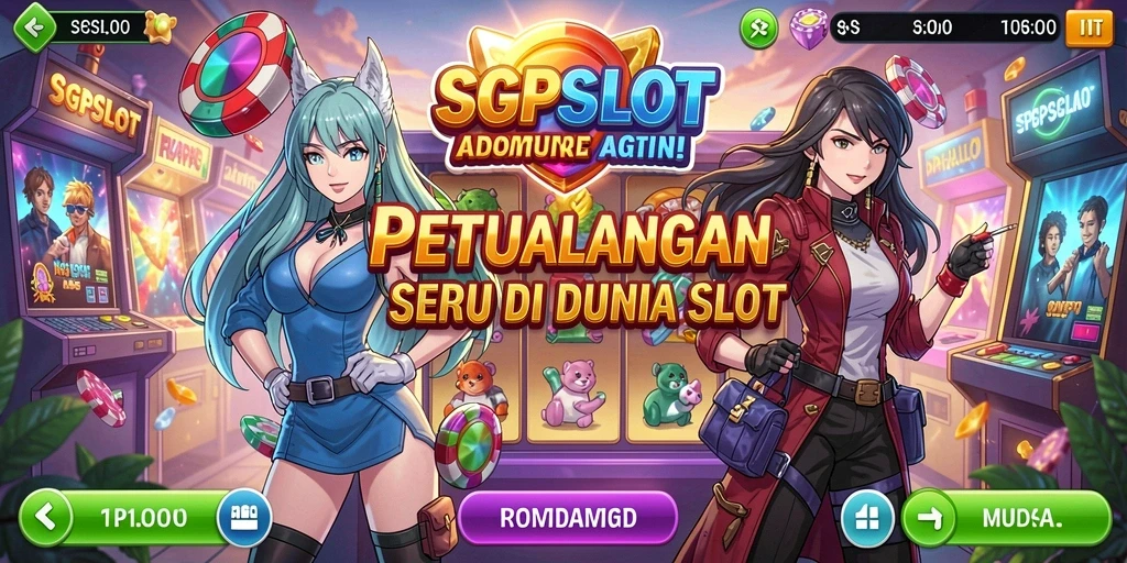 Tampilan menakjubkan dari gameplay SGPSLOT yang penuh warna.