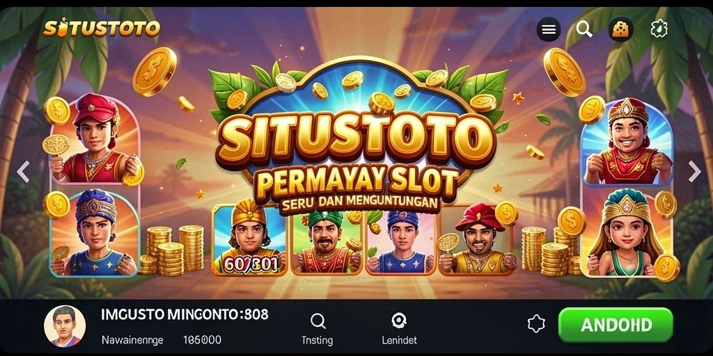 Screenshot gameplay SITUSTOTO menunjukkan keseruan bermain slot.