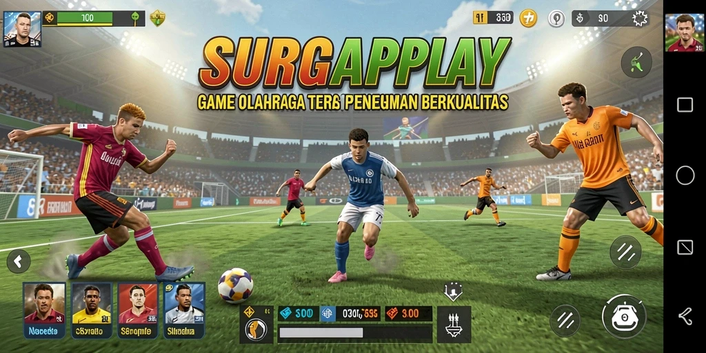 Tampilan gameplay SURGAPLAY yang seru dan penuh aksi.