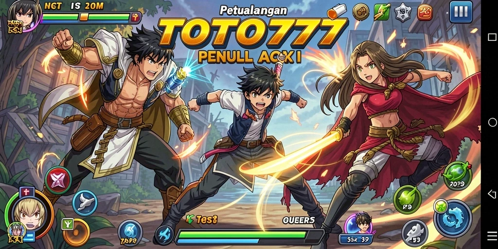 Tampilan gameplay TOTO777 yang penuh warna dan menarik.