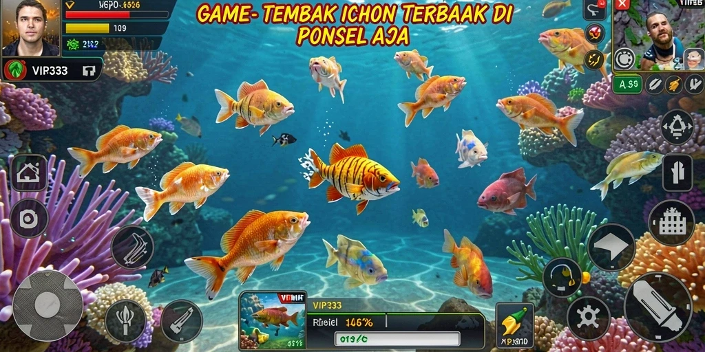 Tampilan luar biasa dari gameplay menembak ikan di VIP333.