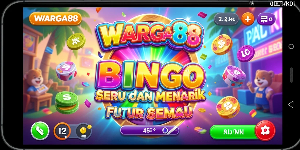 Screenshot WARGA88 menampilkan permainan Bingo yang seru dan interaktif.